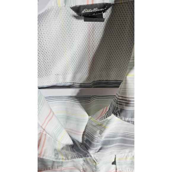 Eddie Bauer Sleeveless Button Up Top Womens Size M Gorpcore Granola Girl Hiking - Picture 5 of 7